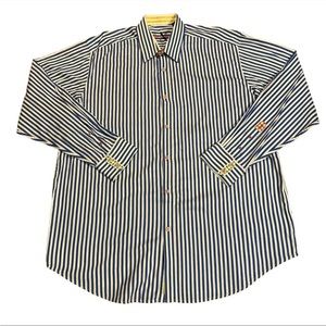 Robert Graham Button Down Blue and White Size XXL Big and Tall size.